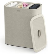 Bézs textil szennyeskosár 90 l Tota Trio – Joseph Joseph