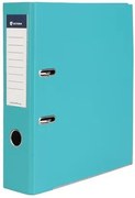 Iratrendező, 75 mm, A4, PP/karton, élvédő sínnel, VICTORIA OFFICE, Basic, türkiz (IDI75T)