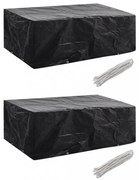 2 db kerti bútor huzat 8 fűzőlyukkal 200 x 160 x 70 cm