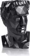 Caesar virágtartó Low-Poly Black Metallic 10 cm figura