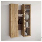 INAR fali polc tölgy/barna