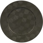 Black Square tányéralátét, 33 cm