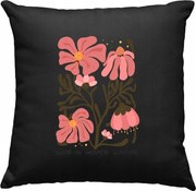 Párna Virágok Színes Művészet 7 Fekete