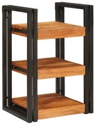 Éjjeli asztal Barna és fekete 38 x 33 x 58 cm Tömör Fa Akácia