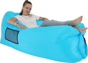 Felfújható babzsák/lazy bag, kék, LEBAG