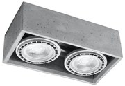 Sollux SL.0884 - Mennyezeti lámpa QUATRO 2xGU10/40W/230V beton