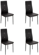 Elvira szék Fekete 4 db N