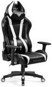 Gamer szék műbőr King Size, fekete-fehér: Diablo X-Horn 2.0