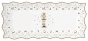 Diótörő karácsonyi porcelán hosszúkás tálca Royal Nutcracker