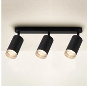 Brilagi Brilagi - Fürdőszobai spotlámpa SELE 3xGU10/30W/230V IP44 fekete BG1651