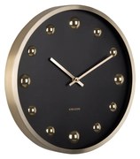 Karlsson 5971BK dizájner falióra, fekete, átmérő:35 cm