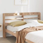 tömör fenyőfa fejtámla polcokkal 120 cm
