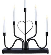 Solight 1V280 - LED karácsonyi gyertyatartó 5xLED/2xAA meleg fehér