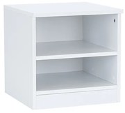 Miami éjjeliszekrény nyitott 40x40 cm fehér-fehér