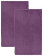Lila gyorsan száradó frottír pamut fürdőlepedő szett 2 db-os 90x140 cm Quick Dry – Catherine Lansfield