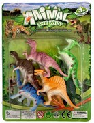 Dinoszaurusz Wild műanyag figura 6 db-os szett dobozban