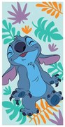 Disney Lilo és Stitch, A csillagkutya Fun Colores fürdőlepedő, strand törölköző 70x140cm