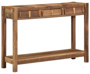 Konzolasztal 107x33x76 cm Tömör fa újrahasznosított
