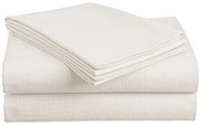 Pamut lepedő SLUB 140x240 cm krémszínű, 100% pamut Méret: 140 x 240 cm