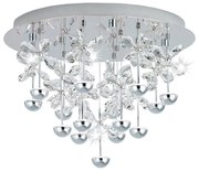 Eglo Pianopoli 39245 kristály mennyezeti lámpa 15x1,8W LED, 3000K, 15x215 lm