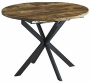 Maxwell étkezőasztal, dió / fekete