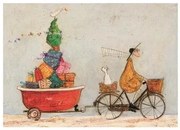 Művészeti nyomat Sam Toft - A Tubful of Good Cheer