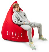 Diablo Chairs Babzsákfotel: piros