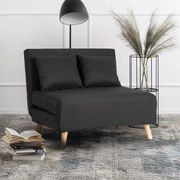 Ágyazható Fotel Fekete Színben. MARRY 2