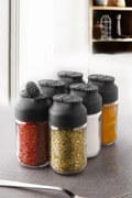 Twice 6 részes üveg tárolóedény készlet 105 ml