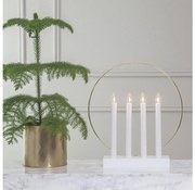 Eglo 410979 - Karácsonyi gyertyatartó GLOSSY 4xE10/3W/230V fehér