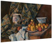 Kép - Paul Cézanne, Still Life with Apples and Peaches, reprodukciók (90x60 cm)