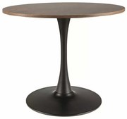 Amadeo II étkezőasztal, dió / fekete