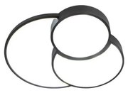 LED Dimmelhető mennyezeti lámpa LED/60W/230V 3000-6500K fekete + távirányító