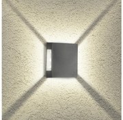Brilagi - QUADRAY LED/4W/230V kültéri fali lámpatest, antracit, IP65
