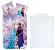 Disney Jégvarázs gyerek, ovis ágyneműhuzat és paplan/párna szett 100x135 cm 40x60 cm (Snowy)