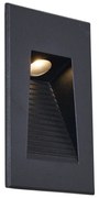 Modern Süllyesztett Fali Lámpa Fekete 7cm LED-del IP65 - Trem