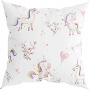 Unikornis párnahuzat 40x40 Gyerek párnahuzat Jancsi unikornis párnahuzat