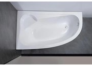 Nizza aszimmetrikus kád, bal 160x100 cm