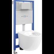 Mexen beépíthető Felix Slim WC váz WC csészével Lena, Fehér - 6103322XX00