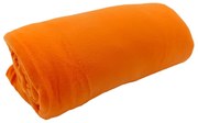 Narancssárga fleece takaró 150x200 cm Plain – JAHU collections