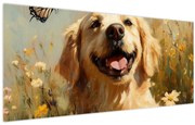 Kép - Boldog kutyus (120x50 cm)