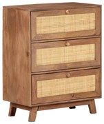 tömör mangófa tálalószekrény 61 x 35 x 76 cm