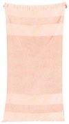 Stripe rózsaszín pamut strandtörülköző , 175 x 90 cm - Sunnylife
