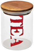 Tea Jar Tartó fedővel Brandani, Ø10x12,5 cm, üveg