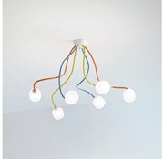 Ideal Lux - LED Rugalmas felületre szerelhető csillár OCTOPUS 6xG9/3W/230V színes