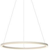 Design függőlámpa bézs 80cm LED-del, 3 lépésben dimmelhető - Girello
