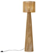 Japandi állólámpa természetes színű lámpabúrával - Dart