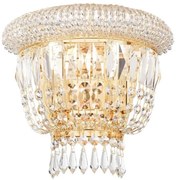 Ideal Lux - Fali kristály lámpa DUBAI 2xE14/28W/230V arany