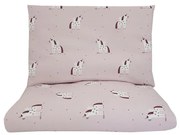EKO - Pamut muszlin ágynemű a kiságyhoz UNICORN 2 részes