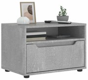 VISNES betonszürke szerelt fa TV-szekrény 45x40x50 cm